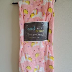 Large Unicorn Baby Blanket New